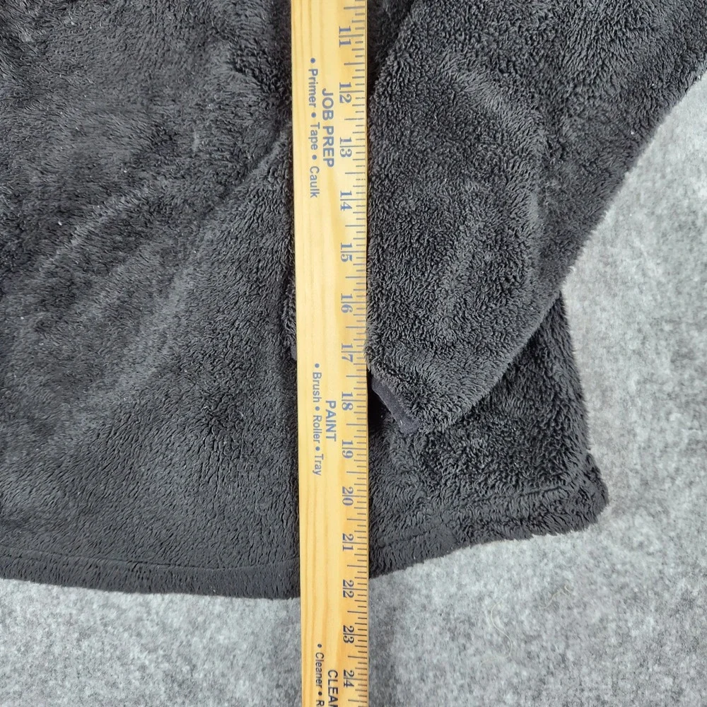 The North Face Osito Fleece Jacket Girls M Black Pink Full Zip Warm Soft Coat